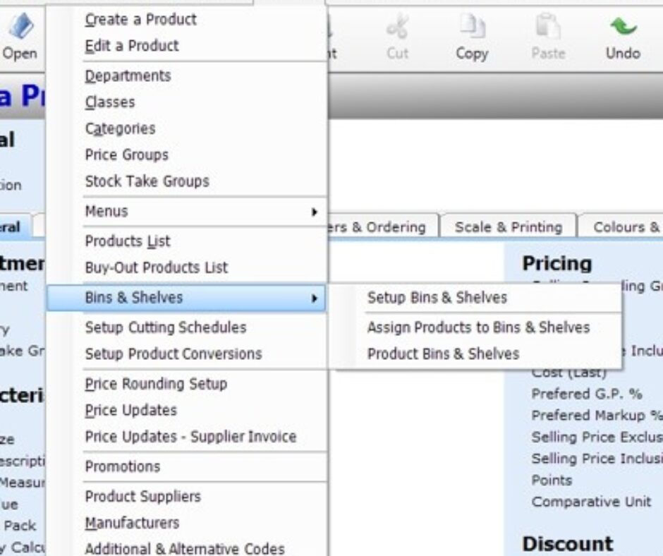 Liquor store product shelves for KeyWord POS pricing and promotions