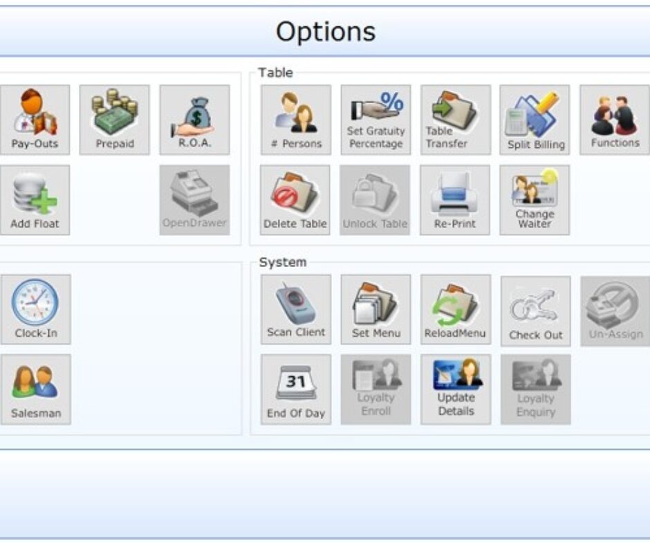 Supermarket aisle image for KeyWord stock control and checkouts